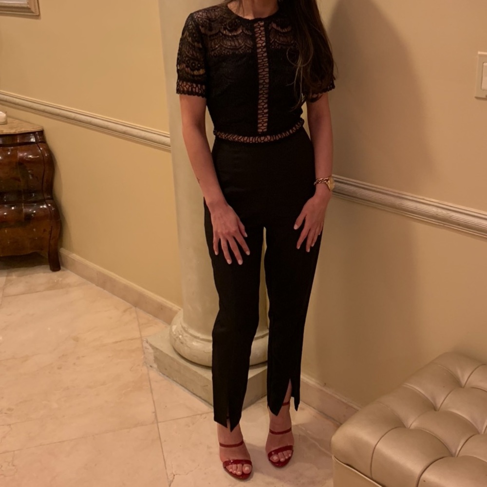 Black jumpsuit